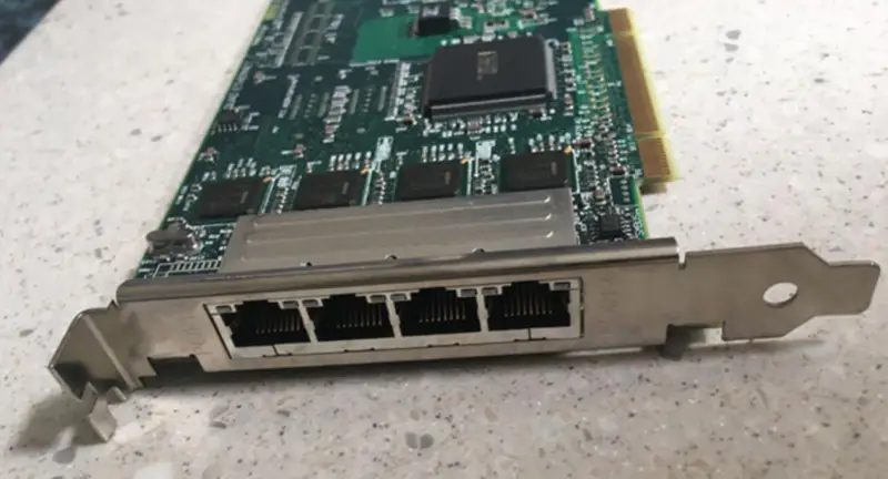 Radisys 97-9031-02 Vierfach-Port-PCI-Ethernet-Server-Netzwerkadapter