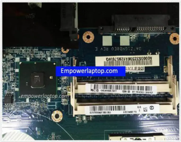 Toshiba FIT X505 A000053230 Hauptplatine
