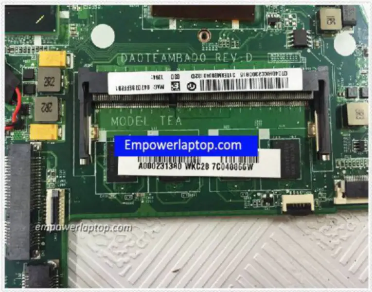Toshiba A000231380 satellite U845w-s400 DA0TEAMBAD0 Hauptplatine