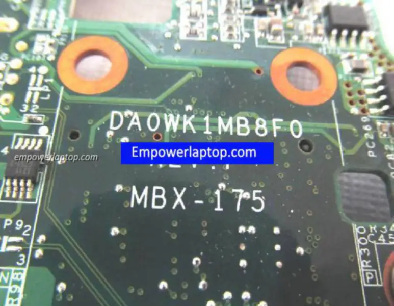 Sony A1243768A DA0WK1MB8F0 MBX-175 Hauptplatine
