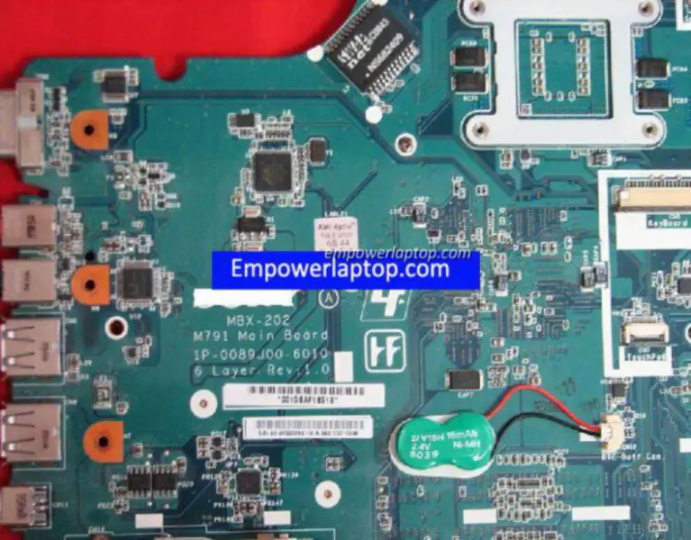 Sony A1665247A MBX-202 M791 1P-0089J00-6010 Hauptplatine