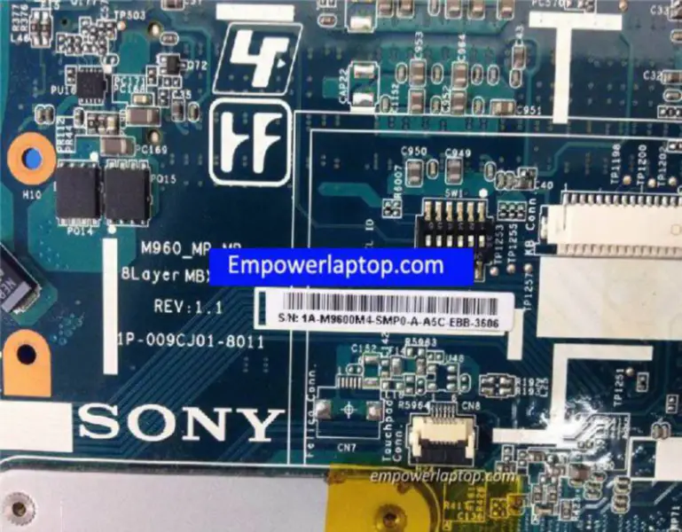 Sony A1771571A MBX-224 1P-009CJ01-8011 Hauptplatine