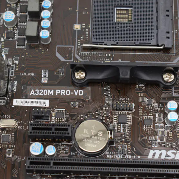 MSI A320M PRO-VD Mainboard AM4 A320 DDR4 Sata3
