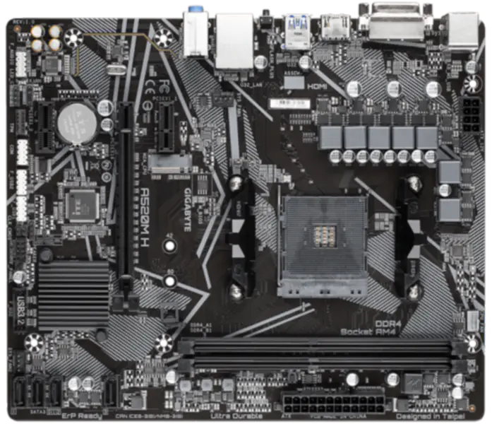 Gigabyte A520M H Mainboard M-ATX A520 DDR4 64G