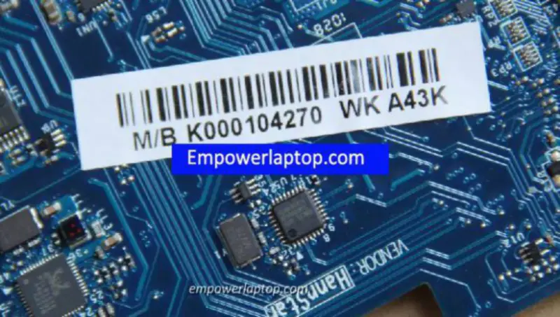 Toshiba A665 K000104270 LA-6061 Hauptplatine
