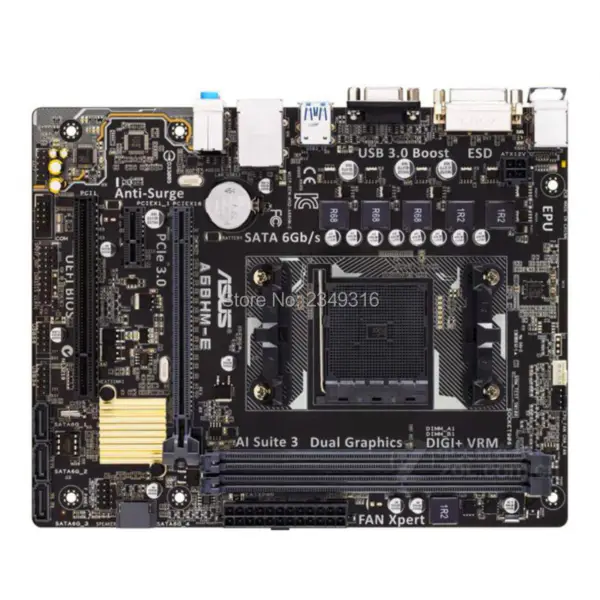 Asus A68HM-E Mainboard Sockel FM2+ FM2 DDR3