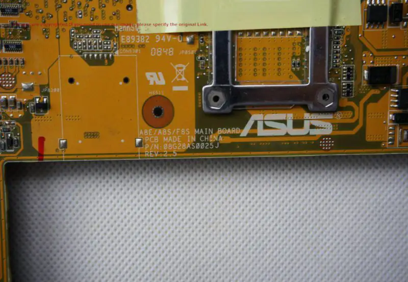 Asus A8S Hauptplatine