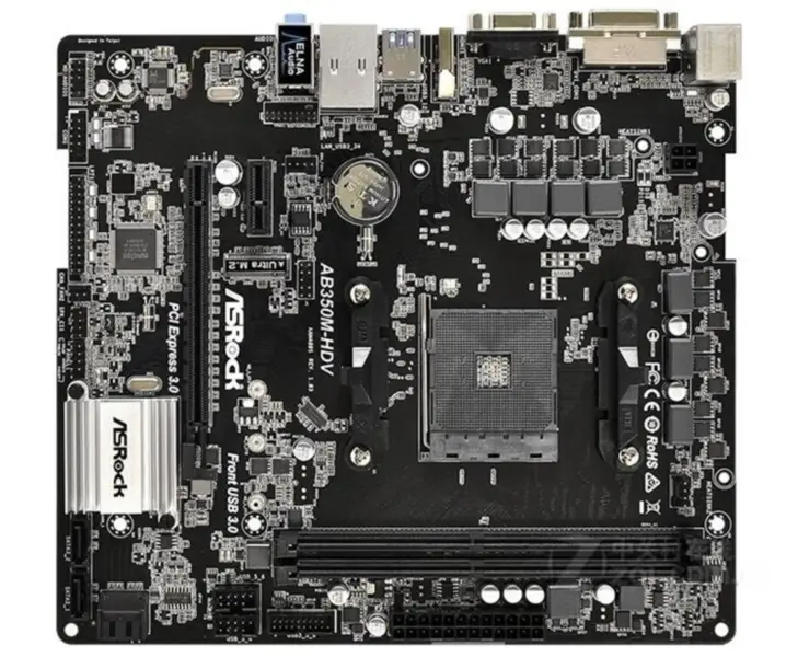 ASROCK AB350M-HDV Hauptplatine