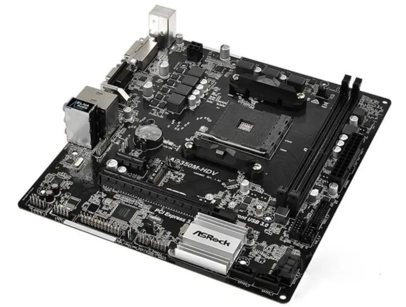 ASROCK AB350M-HDV Hauptplatine
