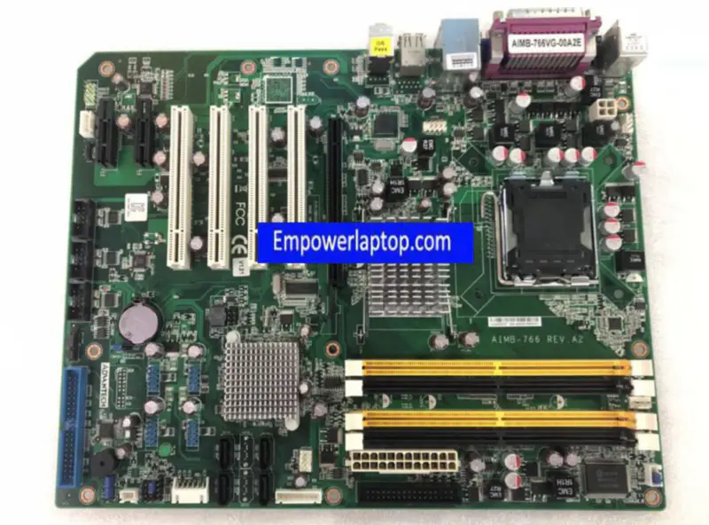 Advantech AIMB-766 REV.A2 AIMB-766VG-00A2E 08GSAQ35001107 Hauptplatine