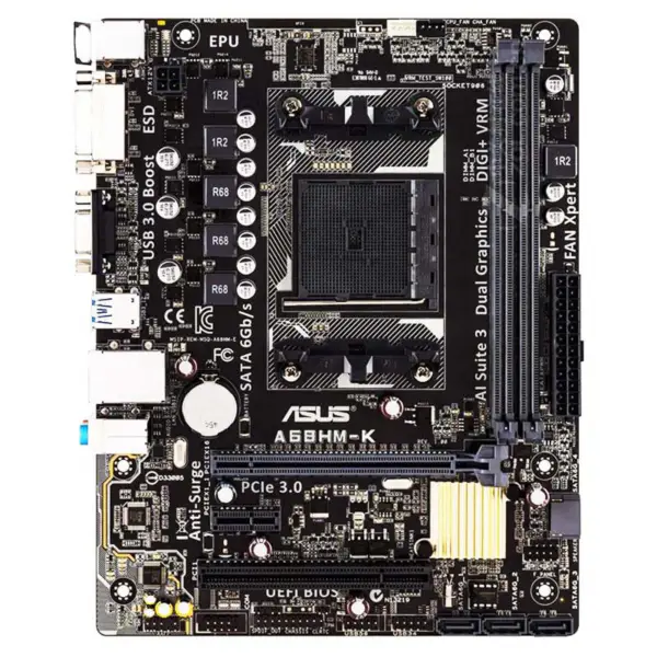 A68hm-e A68hm-k Adm Mainboard für Asus Fm2 Fm2+ Mainboard