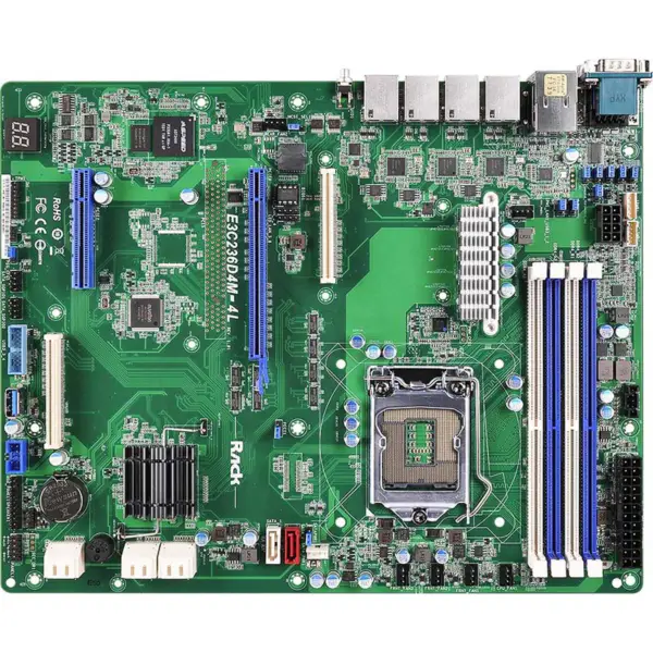 Asrock E3c236d4m-4l Lga1151 C236 Ddr4 Unterstützung E3-1200 V5 V6