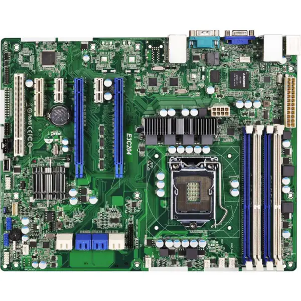 Asrock E3c204 Sockel H2 Lga1155 Unterstützung E3-1200 V2