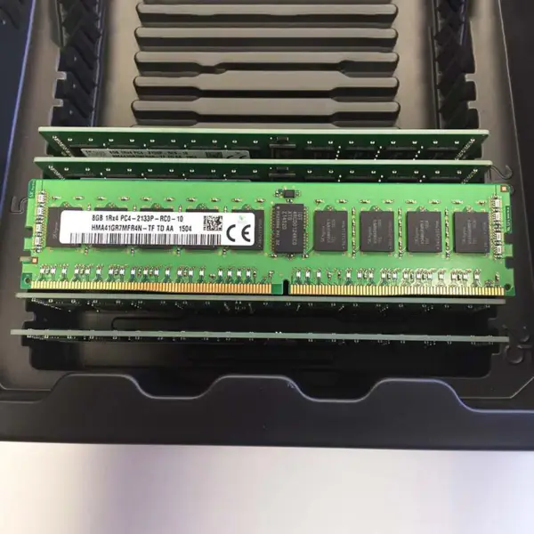 2pcs Hma41gr7mfr4n-tf Ram für Sk Hynix 8gb Ddr4 2133mhz Ecc Reg 1rx4 Pc4-2133p Server Speicher