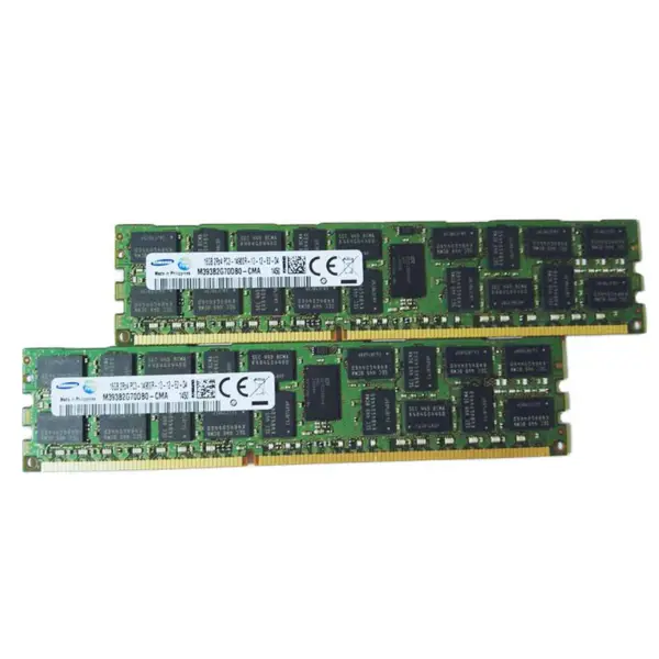 2pcs M393b2g70db0-cma Ram Für Samsung 16gb Ddr3 1866mhz Reg 2rx4 Pc3-14900r Server Speicher