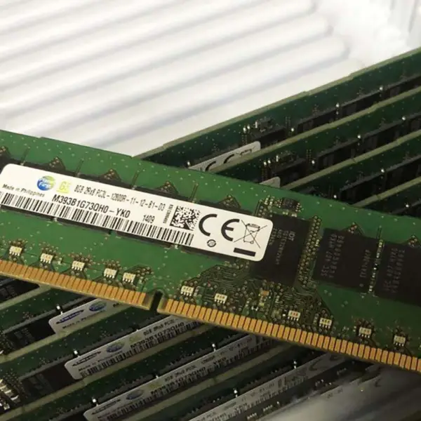 2pcs M393b1g73qh0-yk0 Ram Für Samsung 8gb Ddr3l 1600mhz Ecc Reg 2rx8 Pc3l-12800r Server Speicher