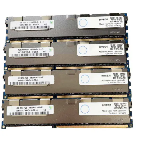 2pcs Hmt151r7tfr4c-h9 Ram für Sk Hynix 4gb Ddr3 1333mhz 2rx4 Pc3-10600r Speicher