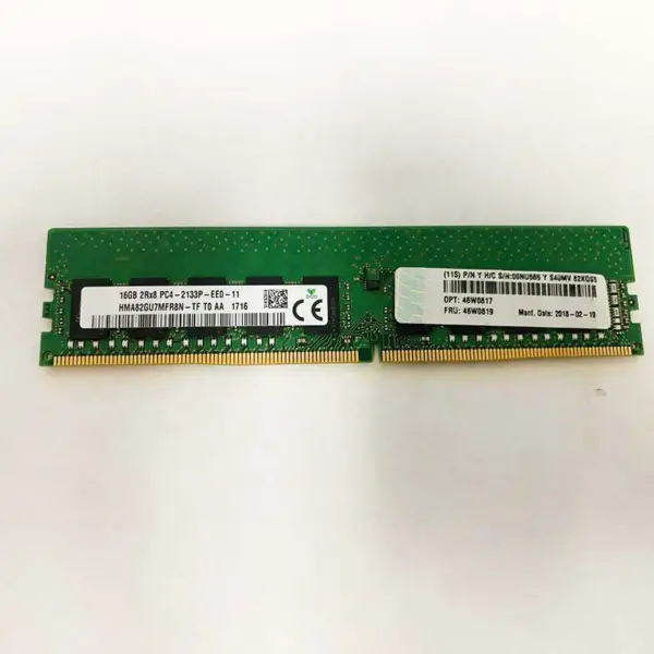 Für Lenovo Ram 46w0817 46w0819 00nu565 16gb 2rx8 Pc4-2133p Ddr4 2133 Ecc Server Speicher