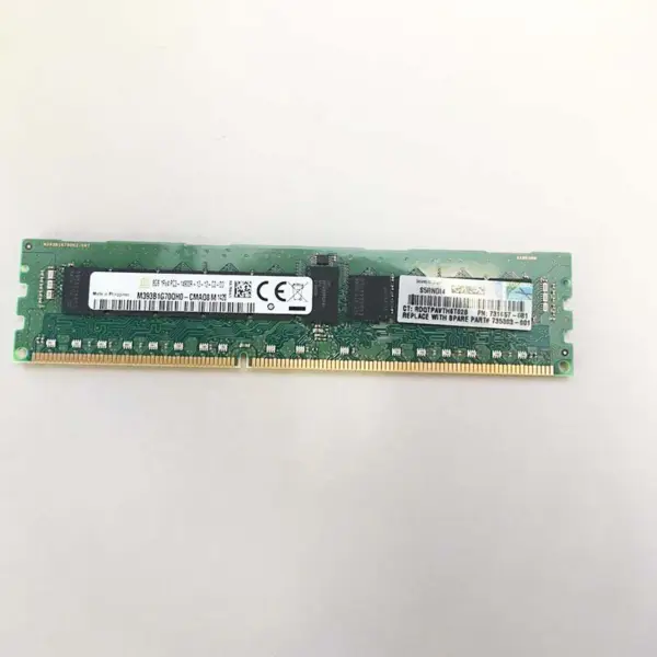 731761-b21 731657-081 735303-001 Ram 8gb Ddr3 1866 1rx4 Pc3-14900r Server Speicher