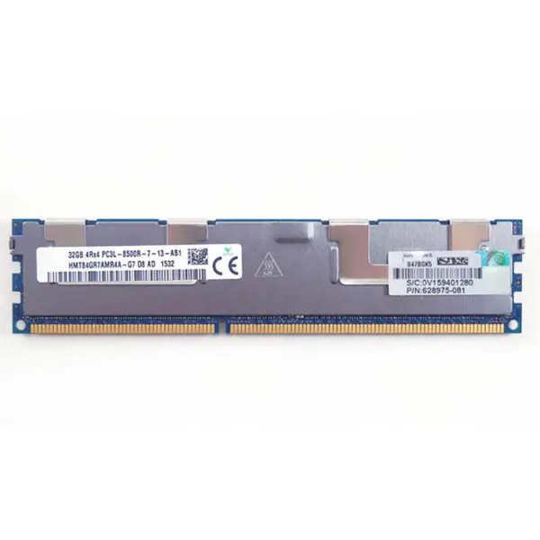 627814-b21 628975-081 632205-001 Ram Pc3l-8500r 32gb Ddr3 1066 4rx4 Server Speicher