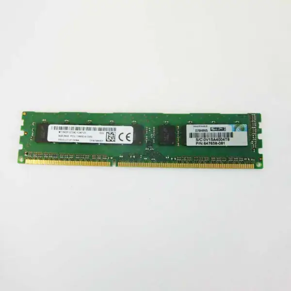 647909-b21 664969-001 647658-081 Pc3l-10600e Ram 8gb Ddr3 1333 Ecc Udimm Server Speicher