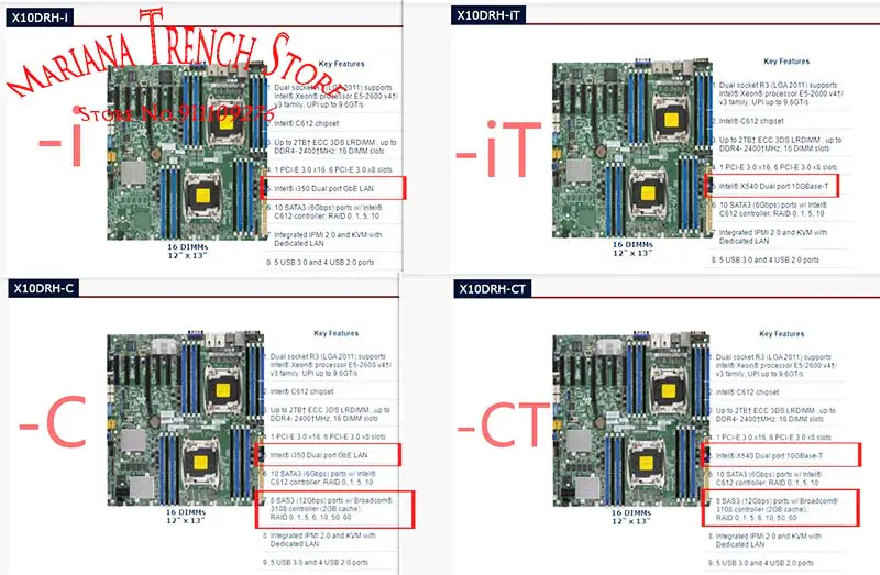 X10drh-ct Für Supermicro Motherboard Lga2011 E5-2600 V4/v3 Familie Ddr4 Dual Port 10gbase-t Sas3 (12gbps) Ipmi 2.0