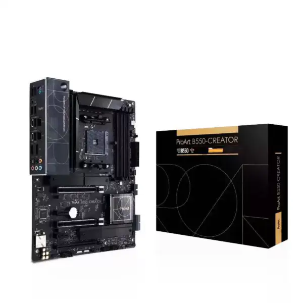 Proart B550-creator B550 Ryzen Am4 Atx Motherboard von Content Creator Unterstützung von Pcie 4.0 und Dual Thunderbolt 4 Typ-c