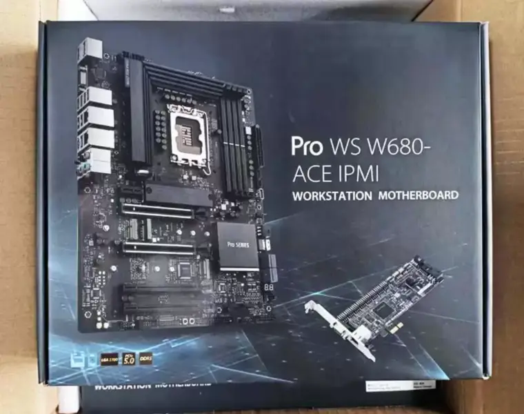 Pro Ws W680-ace Ipmi Atx Workstation Motherboard Lga 1700 12./13. Generation Core Prozessoren