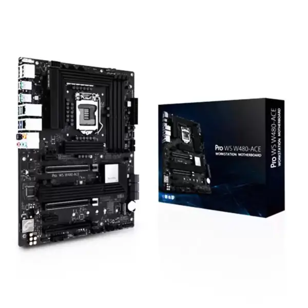 Pro Ws W480-ace Atx Workstation-Motherboard Lga 1200 10./11. Generation Core I9/i7/i5/i3 Xeon W Prozessoren