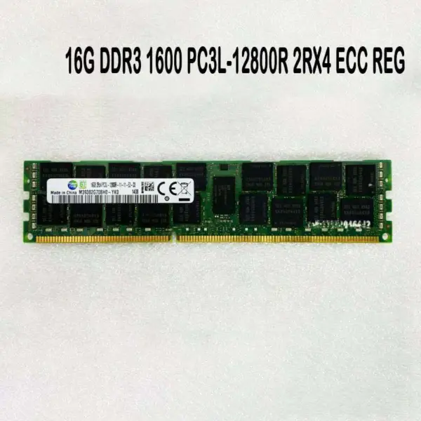 16g Ddr3 1600 Pc3l-12800r Ecc Reg 2rx4 Für Server Speicher Stick