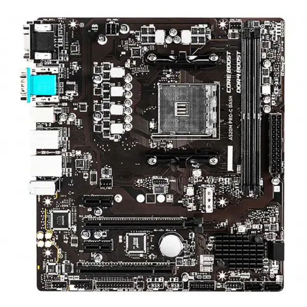 A520m Pro-c Dash Für Msi Am4 Ddr4 64gb M.2 Sata3 Usb3.2 Gen1 Micro Atx Motherboard