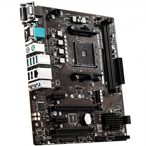 A520m Pro-c Dash Für Msi Am4 Ddr4 64gb M.2 Sata3 Usb3.2 Gen1 Micro Atx Motherboard