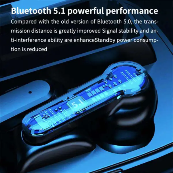 Amazons Hot Sale M19 Tws 5.0 Sport Earbuds Noise Cancelling Ear Buds Wireless Bt 5.1 Kopfhörer Kopfhörer mit Mikrofon