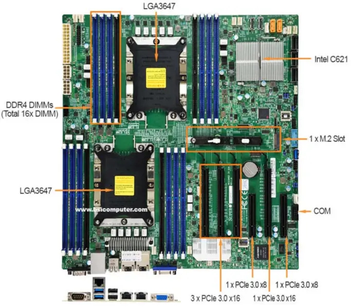 Supermicro X11DPi-NT Hauptplatine