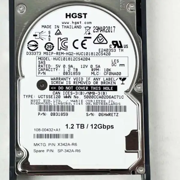 Netapp X342a-r6 Festplattenlaufwerk