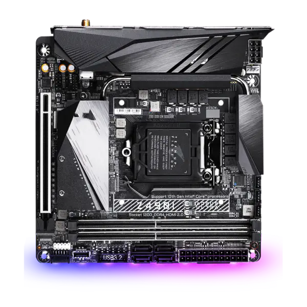 Mini Motherboard Z490i Aorus U-ltra Computer Hardware Ddr4 Gaming Mobo 64gb Ram