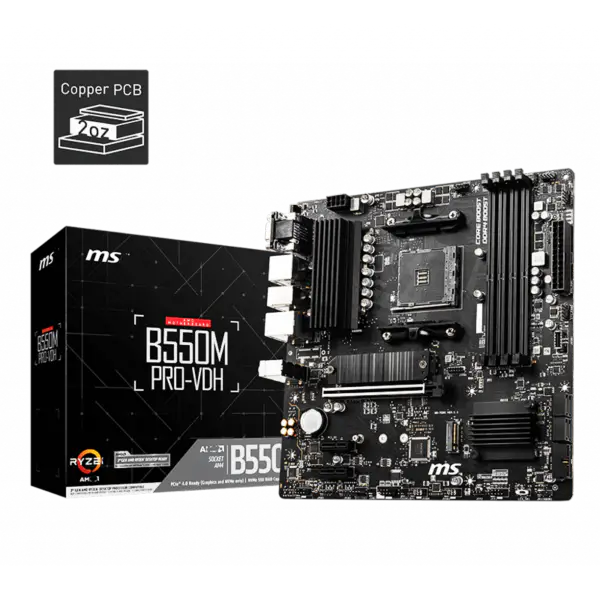 MSI B550M PRO-VDH Hauptplatine