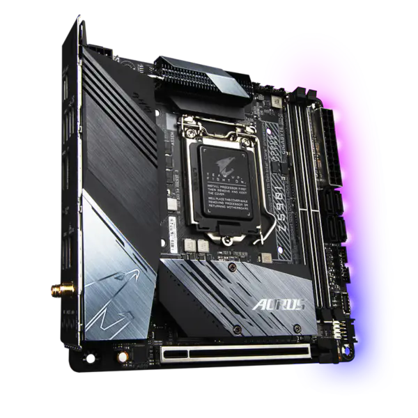 Ga Gaming Z590m Lga 1200 Z590 Mini Itx Motherboard 10. 11. Gen Z590i Aorus Ultra