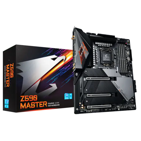 Ga Mit Cpu Z590m Lga 1200 Motherboard 10. 11. Gen Z590 Aorus Master
