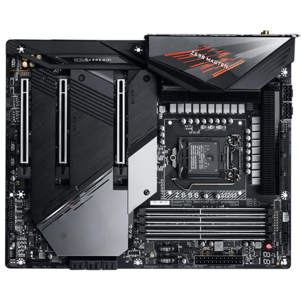 Ga Mit Cpu Z590m Lga 1200 Motherboard 10. 11. Gen Z590 Aorus Master