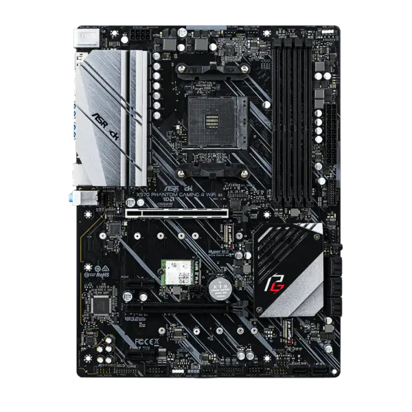 AsRock Motherboard Am4 Sockel 2000 3000 4000 G-Serie 5000 und 5000 G-Serie Cpu X570 Phantom Gaming 4 Wifi Ax