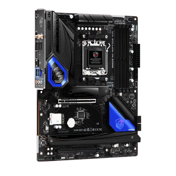 AsRock Atx Motherboard B650e Pg Riptide Wifi Ddr5 Am5 Unterstützung Cpu 7950x 7900x 7700x 7600x