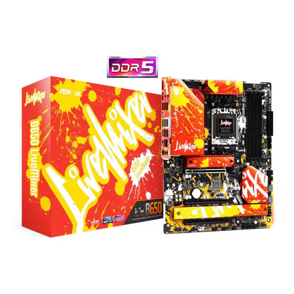 AsRock Motherboard B650e Steel Legend Pg Riptide Pg-itx Wifi6 Pro Rs B650m Pg Riptide B650 Livemixer B650m-c