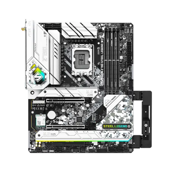 AsRock Motherboard Z790 Steel Legend Wifi6 Ddr5 Speicher Lga 1700 13th Gen Z790 Steel Legend Wifi6 13600k 13700k