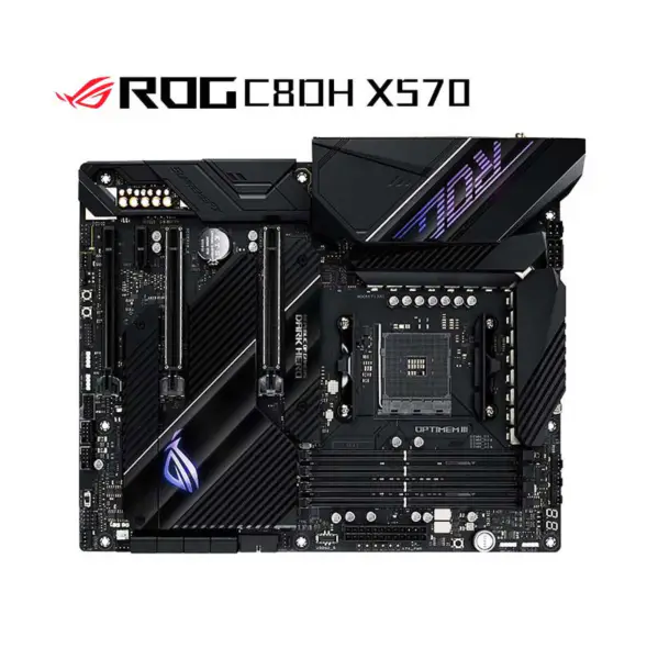 Asus Rog Crosshair Viii Dark Hero C8dh X570 Argb Motherboard Gaming-Prozessor-Unterstützung 5800x 5900x 5950x