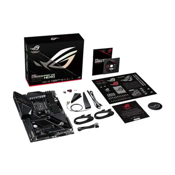 Asus Rog Crosshair Viii Dark Hero C8dh X570 Argb Motherboard Gaming-Prozessor-Unterstützung 5800x 5900x 5950x