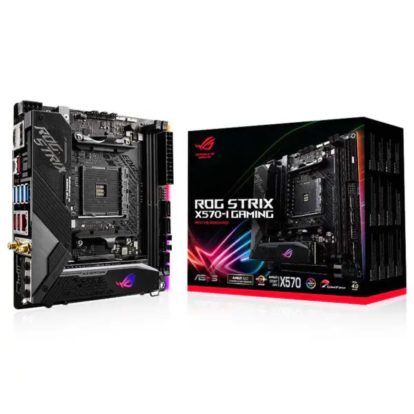 Asus Rog Strix X570-i Gaming Ddr4 Argb Motherboard Prozessor Unterstützung 5800x 5900x 5950x X570-i