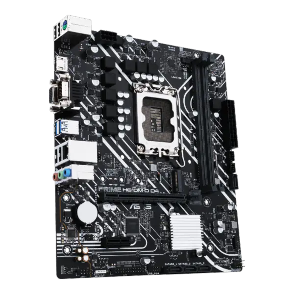 Asus H610 H610i H610m Motherboards Unterstützung Cpu G7400 12400f Ssds M.2 Lga 1700 Motherboard Prime H610m-d D4