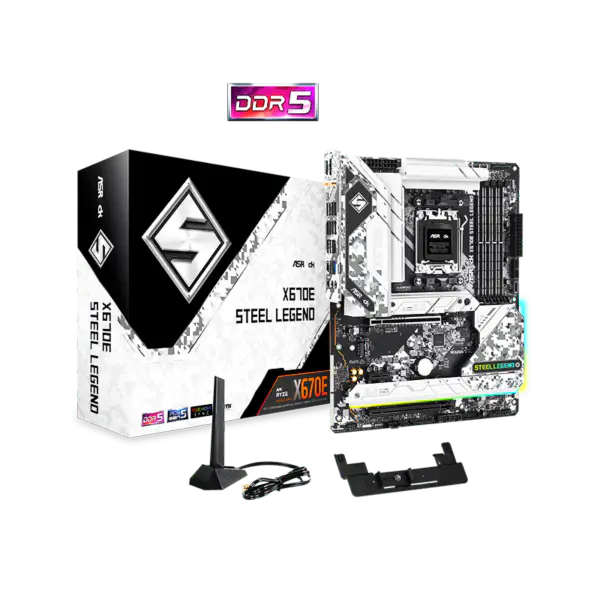 Rock X670 X670e Motherboards Am5^5 Sockel Am5 Motherboard X670e Steel Legend Ddr5