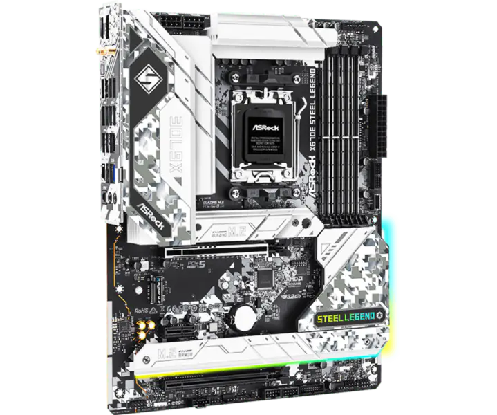 Rock X670 X670e Motherboards Am5^5 Sockel Am5 Motherboard X670e Steel Legend Ddr5